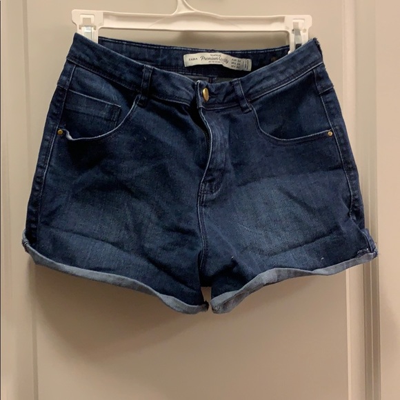 Zara Pants - high waist jean shorts